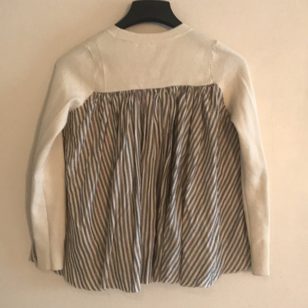 ANTHROPOLOGIE MOTH MIXED MEDIA CARDIGAN - XS - Picture 6 of 7